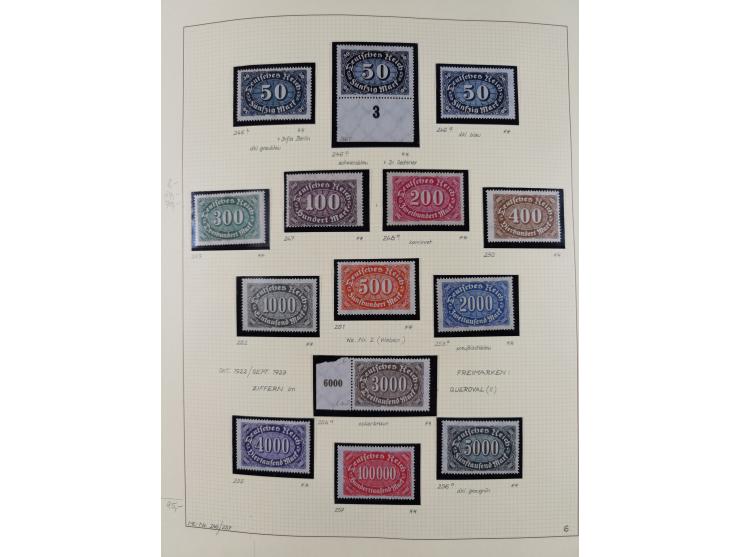 1872/1923, ungebrauchte, postfrische und gestempelte sehr reichhaltige Sammlung, vieles doppelt oder vielfach vorhanden, dabe