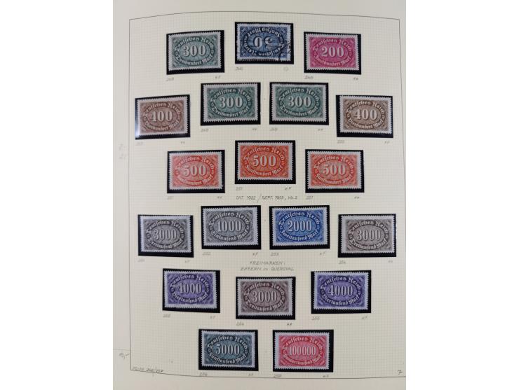 1872/1923, ungebrauchte, postfrische und gestempelte sehr reichhaltige Sammlung, vieles doppelt oder vielfach vorhanden, dabe