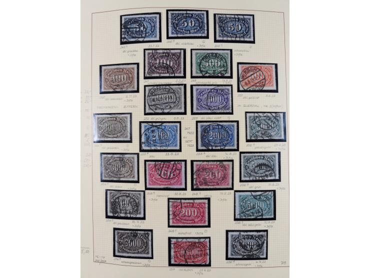1872/1923, ungebrauchte, postfrische und gestempelte sehr reichhaltige Sammlung, vieles doppelt oder vielfach vorhanden, dabe
