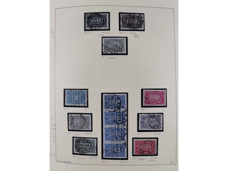 1872/1923, ungebrauchte, postfrische und gestempelte sehr reichhaltige Sammlung, vieles doppelt oder vielfach vorhanden, dabe