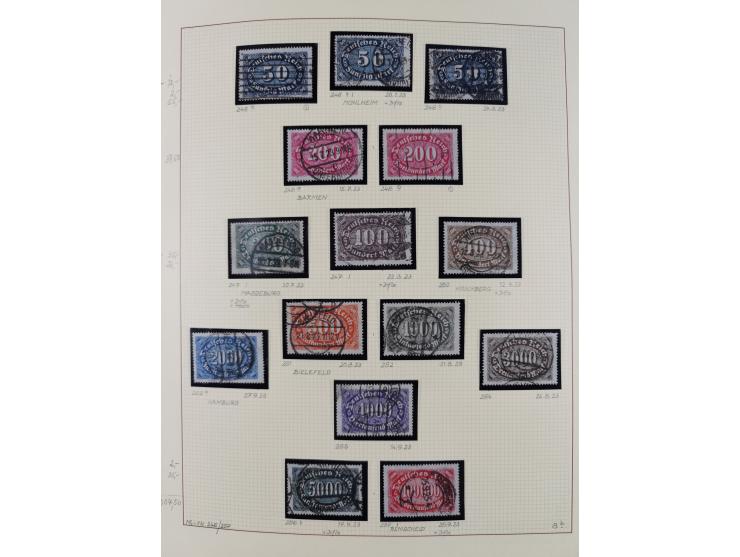 1872/1923, ungebrauchte, postfrische und gestempelte sehr reichhaltige Sammlung, vieles doppelt oder vielfach vorhanden, dabe