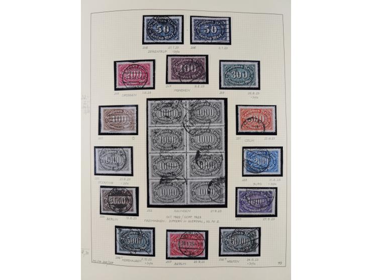1872/1923, ungebrauchte, postfrische und gestempelte sehr reichhaltige Sammlung, vieles doppelt oder vielfach vorhanden, dabe