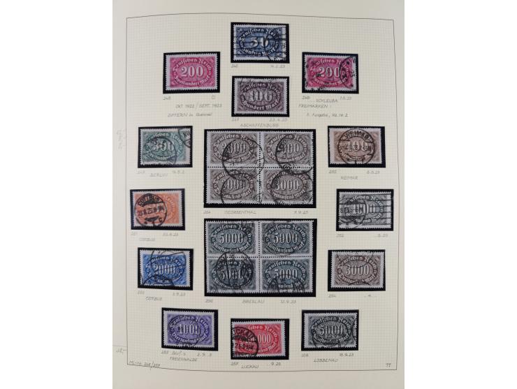 1872/1923, ungebrauchte, postfrische und gestempelte sehr reichhaltige Sammlung, vieles doppelt oder vielfach vorhanden, dabe