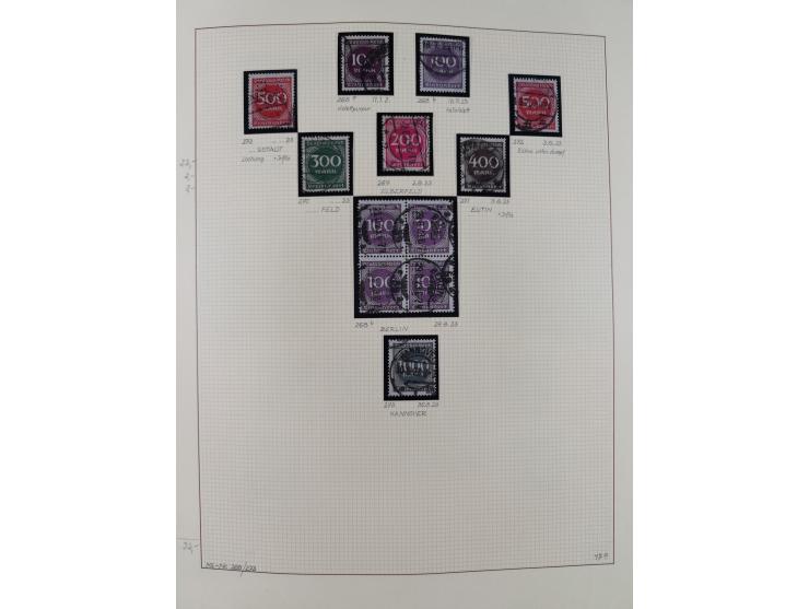 1872/1923, ungebrauchte, postfrische und gestempelte sehr reichhaltige Sammlung, vieles doppelt oder vielfach vorhanden, dabe