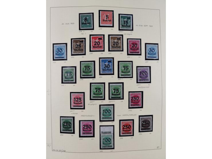 1872/1923, ungebrauchte, postfrische und gestempelte sehr reichhaltige Sammlung, vieles doppelt oder vielfach vorhanden, dabe