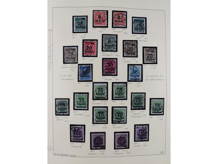 1872/1923, ungebrauchte, postfrische und gestempelte sehr reichhaltige Sammlung, vieles doppelt oder vielfach vorhanden, dabe