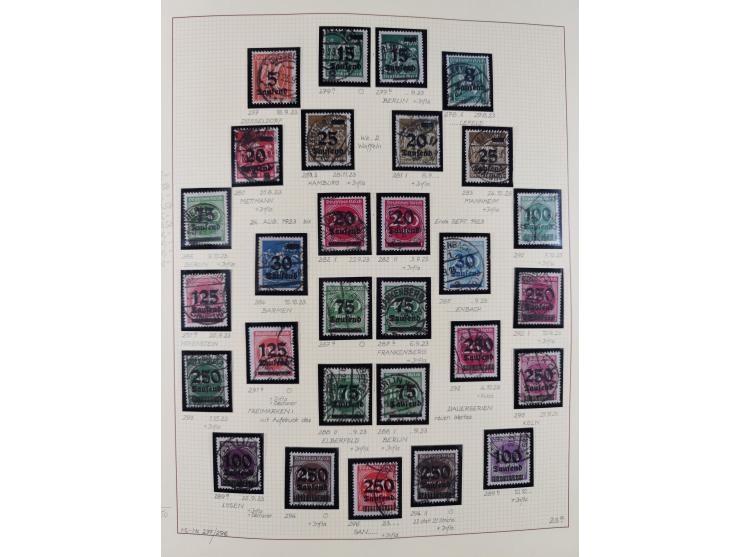 1872/1923, ungebrauchte, postfrische und gestempelte sehr reichhaltige Sammlung, vieles doppelt oder vielfach vorhanden, dabe