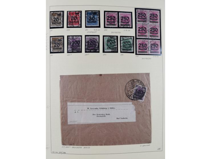 1872/1923, ungebrauchte, postfrische und gestempelte sehr reichhaltige Sammlung, vieles doppelt oder vielfach vorhanden, dabe