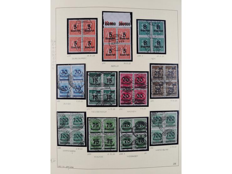 1872/1923, ungebrauchte, postfrische und gestempelte sehr reichhaltige Sammlung, vieles doppelt oder vielfach vorhanden, dabe