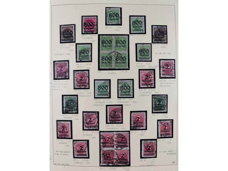 1872/1923, ungebrauchte, postfrische und gestempelte sehr reichhaltige Sammlung, vieles doppelt oder vielfach vorhanden, dabe