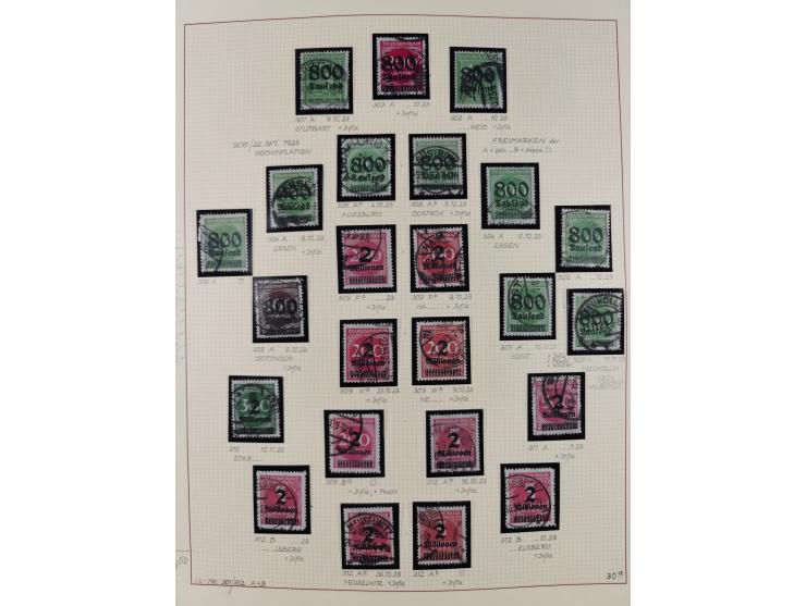 1872/1923, ungebrauchte, postfrische und gestempelte sehr reichhaltige Sammlung, vieles doppelt oder vielfach vorhanden, dabe