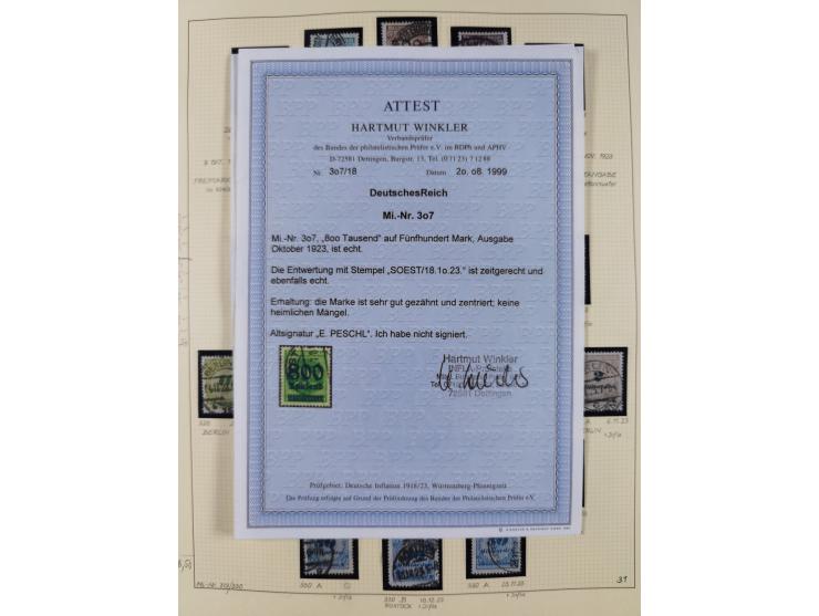 1872/1923, ungebrauchte, postfrische und gestempelte sehr reichhaltige Sammlung, vieles doppelt oder vielfach vorhanden, dabe