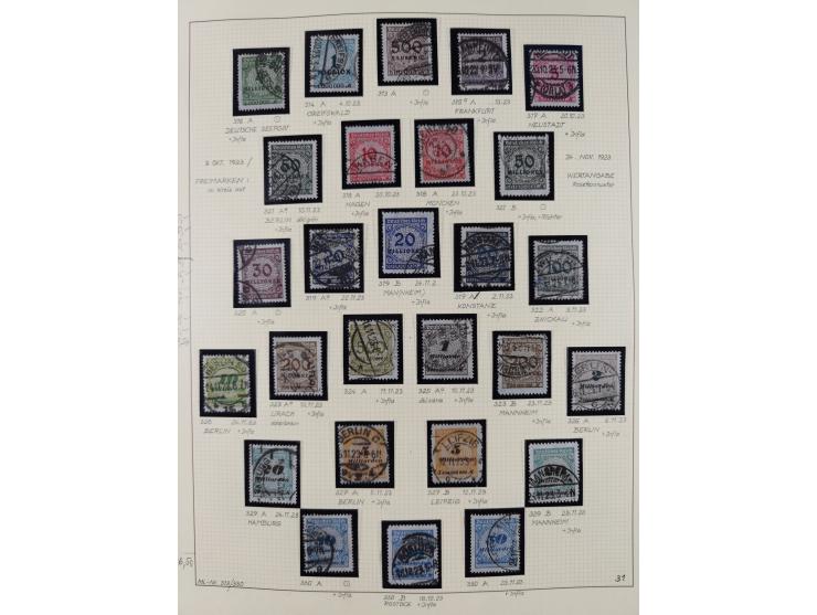 1872/1923, ungebrauchte, postfrische und gestempelte sehr reichhaltige Sammlung, vieles doppelt oder vielfach vorhanden, dabe