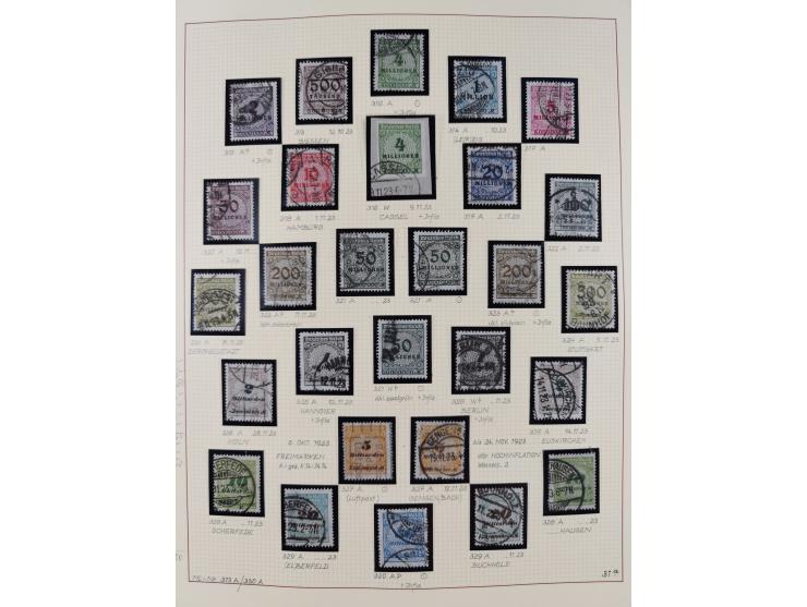 1872/1923, ungebrauchte, postfrische und gestempelte sehr reichhaltige Sammlung, vieles doppelt oder vielfach vorhanden, dabe
