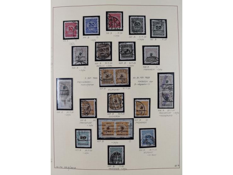 1872/1923, ungebrauchte, postfrische und gestempelte sehr reichhaltige Sammlung, vieles doppelt oder vielfach vorhanden, dabe