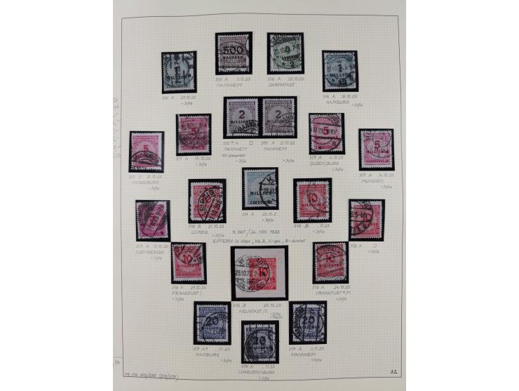 1872/1923, ungebrauchte, postfrische und gestempelte sehr reichhaltige Sammlung, vieles doppelt oder vielfach vorhanden, dabe