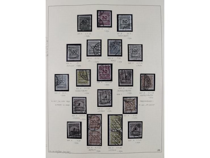 1872/1923, ungebrauchte, postfrische und gestempelte sehr reichhaltige Sammlung, vieles doppelt oder vielfach vorhanden, dabe