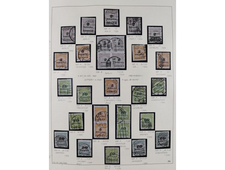 1872/1923, ungebrauchte, postfrische und gestempelte sehr reichhaltige Sammlung, vieles doppelt oder vielfach vorhanden, dabe