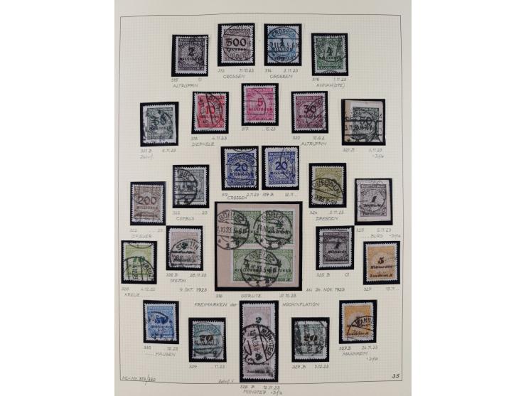 1872/1923, ungebrauchte, postfrische und gestempelte sehr reichhaltige Sammlung, vieles doppelt oder vielfach vorhanden, dabe