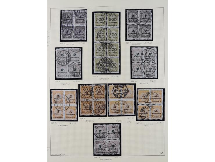 1872/1923, ungebrauchte, postfrische und gestempelte sehr reichhaltige Sammlung, vieles doppelt oder vielfach vorhanden, dabe