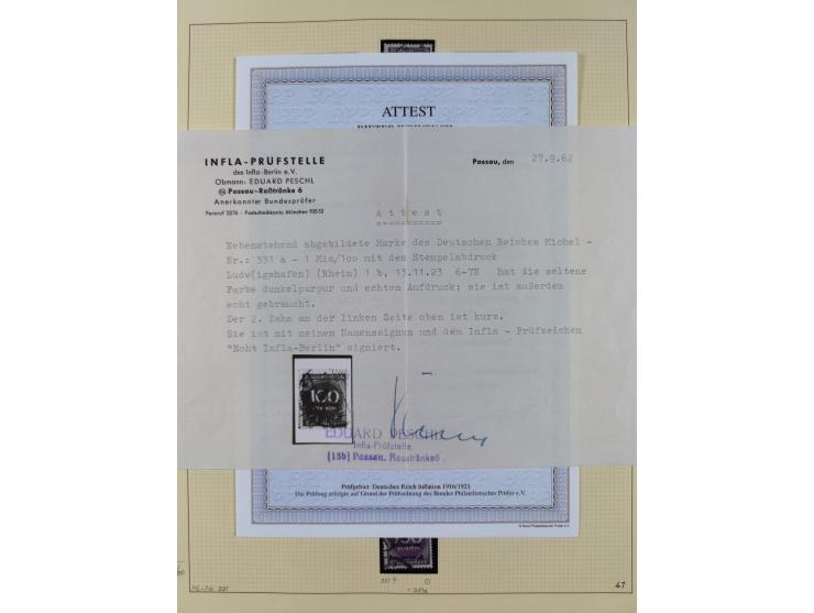 1872/1923, ungebrauchte, postfrische und gestempelte sehr reichhaltige Sammlung, vieles doppelt oder vielfach vorhanden, dabe
