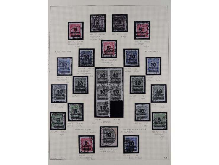 1872/1923, ungebrauchte, postfrische und gestempelte sehr reichhaltige Sammlung, vieles doppelt oder vielfach vorhanden, dabe