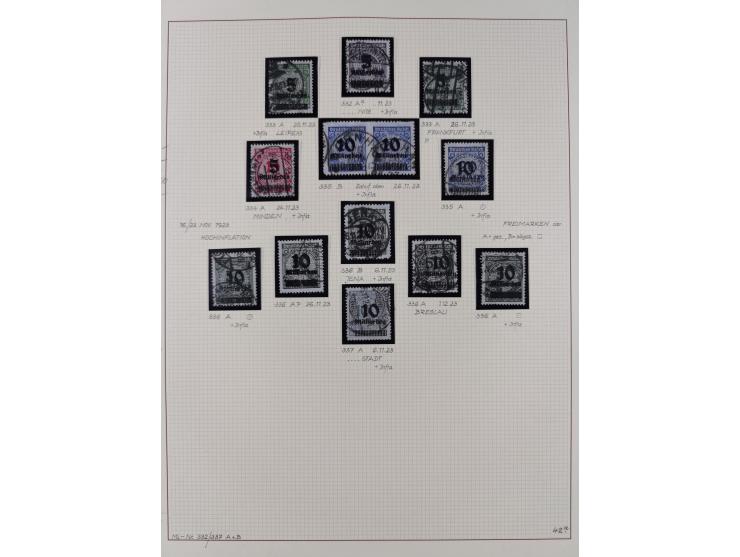 1872/1923, ungebrauchte, postfrische und gestempelte sehr reichhaltige Sammlung, vieles doppelt oder vielfach vorhanden, dabe