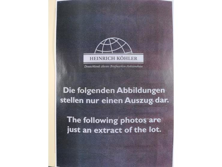 1856/1995, sehr umfangreiche Sammlung in 24 Bänden, dabei kleiner Teil Vor- und Mitläufer mit Belegen, Mi. 1-3 überkomplett u