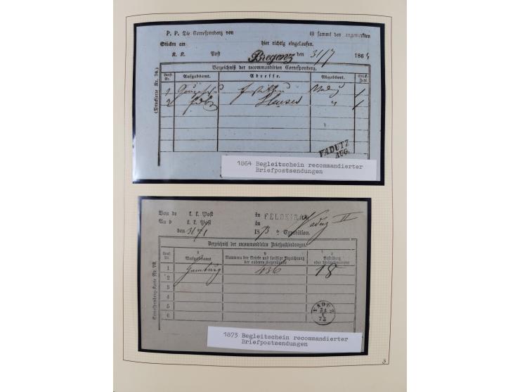 1856/1995, sehr umfangreiche Sammlung in 24 Bänden, dabei kleiner Teil Vor- und Mitläufer mit Belegen, Mi. 1-3 überkomplett u