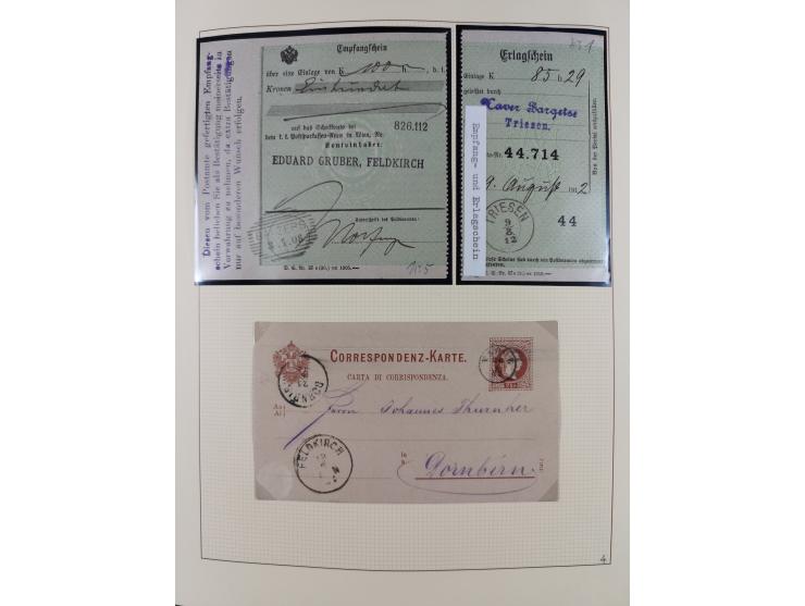 1856/1995, sehr umfangreiche Sammlung in 24 Bänden, dabei kleiner Teil Vor- und Mitläufer mit Belegen, Mi. 1-3 überkomplett u