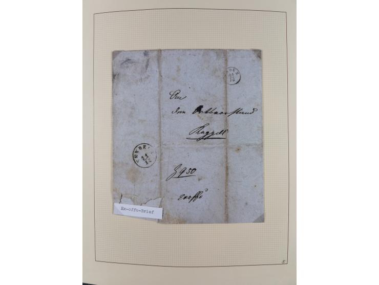 1856/1995, sehr umfangreiche Sammlung in 24 Bänden, dabei kleiner Teil Vor- und Mitläufer mit Belegen, Mi. 1-3 überkomplett u