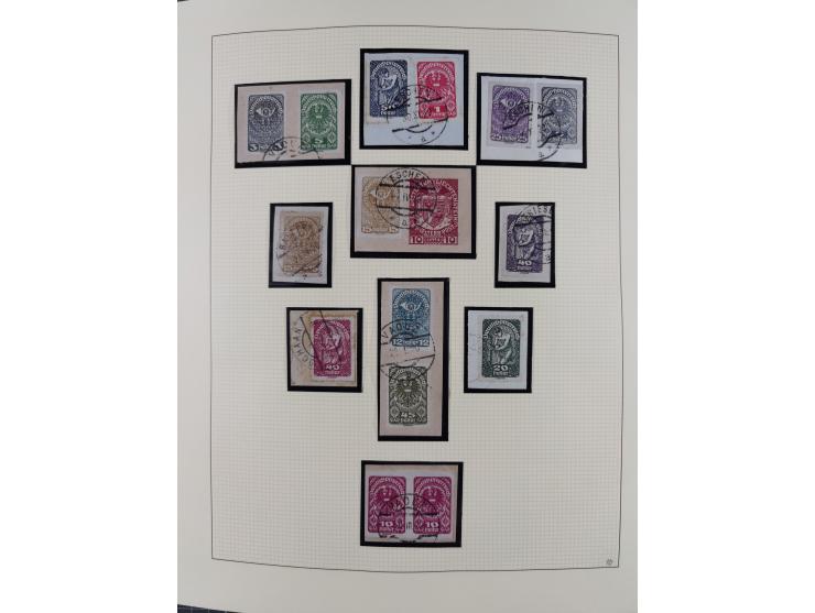 1856/1995, sehr umfangreiche Sammlung in 24 Bänden, dabei kleiner Teil Vor- und Mitläufer mit Belegen, Mi. 1-3 überkomplett u