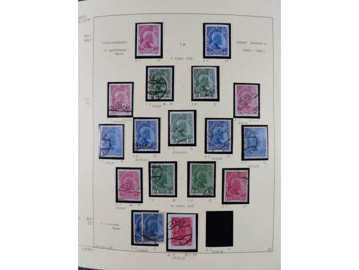 1856/1995, sehr umfangreiche Sammlung in 24 Bänden, dabei kleiner Teil Vor- und Mitläufer mit Belegen, Mi. 1-3 überkomplett u