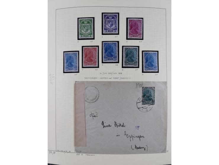 1856/1995, sehr umfangreiche Sammlung in 24 Bänden, dabei kleiner Teil Vor- und Mitläufer mit Belegen, Mi. 1-3 überkomplett u