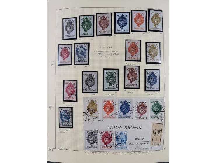 1856/1995, sehr umfangreiche Sammlung in 24 Bänden, dabei kleiner Teil Vor- und Mitläufer mit Belegen, Mi. 1-3 überkomplett u