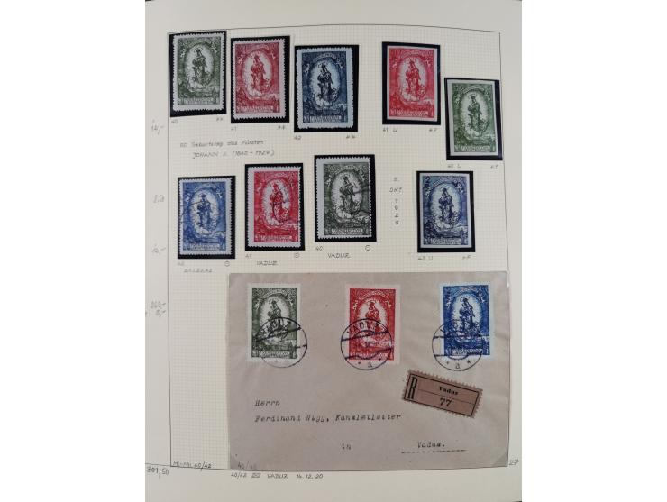 1856/1995, sehr umfangreiche Sammlung in 24 Bänden, dabei kleiner Teil Vor- und Mitläufer mit Belegen, Mi. 1-3 überkomplett u