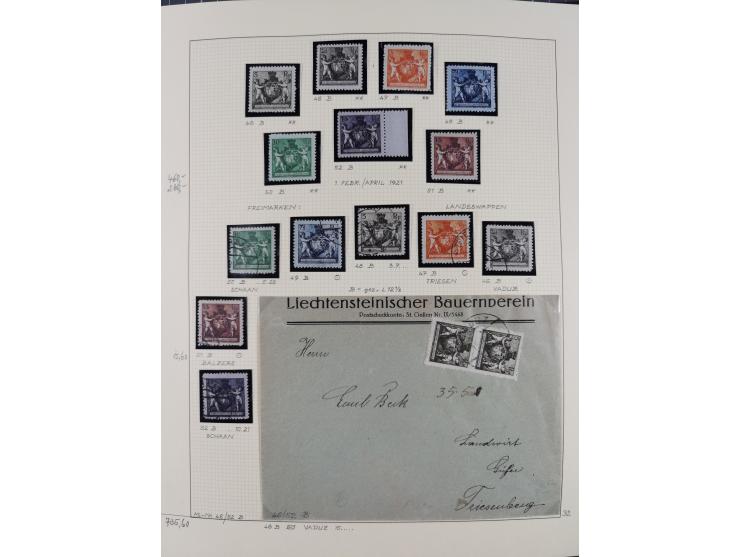 1856/1995, sehr umfangreiche Sammlung in 24 Bänden, dabei kleiner Teil Vor- und Mitläufer mit Belegen, Mi. 1-3 überkomplett u