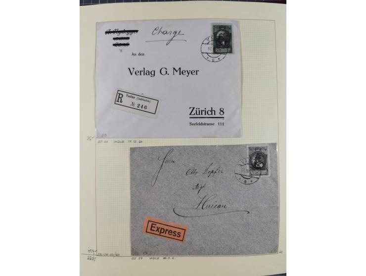1856/1995, sehr umfangreiche Sammlung in 24 Bänden, dabei kleiner Teil Vor- und Mitläufer mit Belegen, Mi. 1-3 überkomplett u