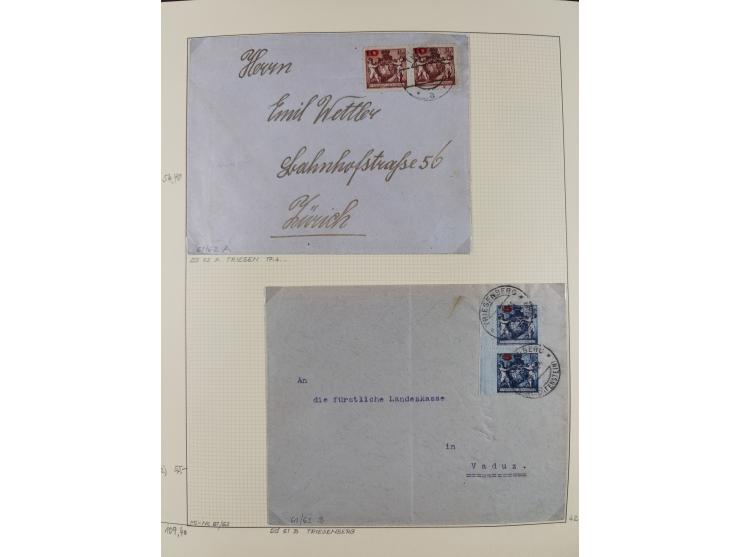 1856/1995, sehr umfangreiche Sammlung in 24 Bänden, dabei kleiner Teil Vor- und Mitläufer mit Belegen, Mi. 1-3 überkomplett u