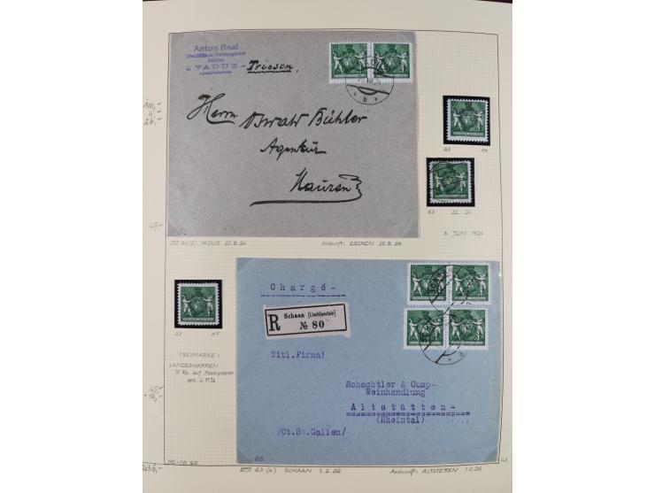 1856/1995, sehr umfangreiche Sammlung in 24 Bänden, dabei kleiner Teil Vor- und Mitläufer mit Belegen, Mi. 1-3 überkomplett u