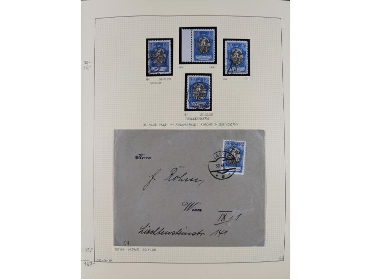 1856/1995, sehr umfangreiche Sammlung in 24 Bänden, dabei kleiner Teil Vor- und Mitläufer mit Belegen, Mi. 1-3 überkomplett u