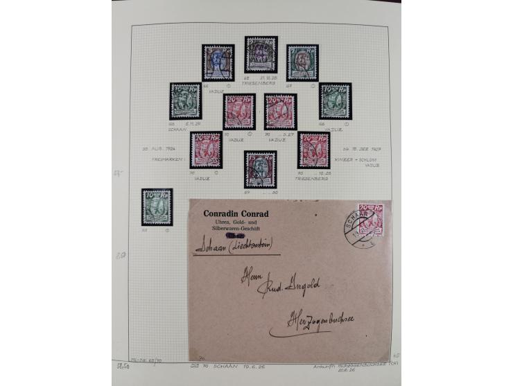 1856/1995, sehr umfangreiche Sammlung in 24 Bänden, dabei kleiner Teil Vor- und Mitläufer mit Belegen, Mi. 1-3 überkomplett u