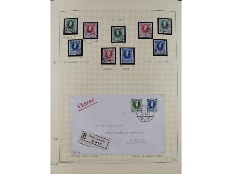 1856/1995, sehr umfangreiche Sammlung in 24 Bänden, dabei kleiner Teil Vor- und Mitläufer mit Belegen, Mi. 1-3 überkomplett u