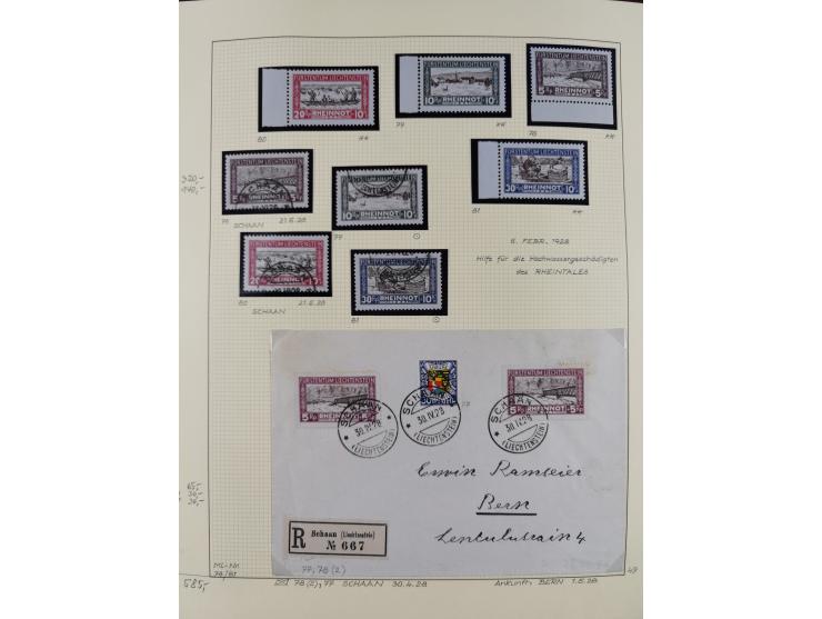 1856/1995, sehr umfangreiche Sammlung in 24 Bänden, dabei kleiner Teil Vor- und Mitläufer mit Belegen, Mi. 1-3 überkomplett u