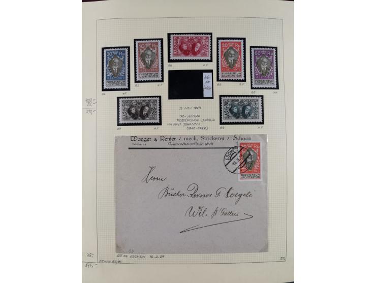 1856/1995, sehr umfangreiche Sammlung in 24 Bänden, dabei kleiner Teil Vor- und Mitläufer mit Belegen, Mi. 1-3 überkomplett u