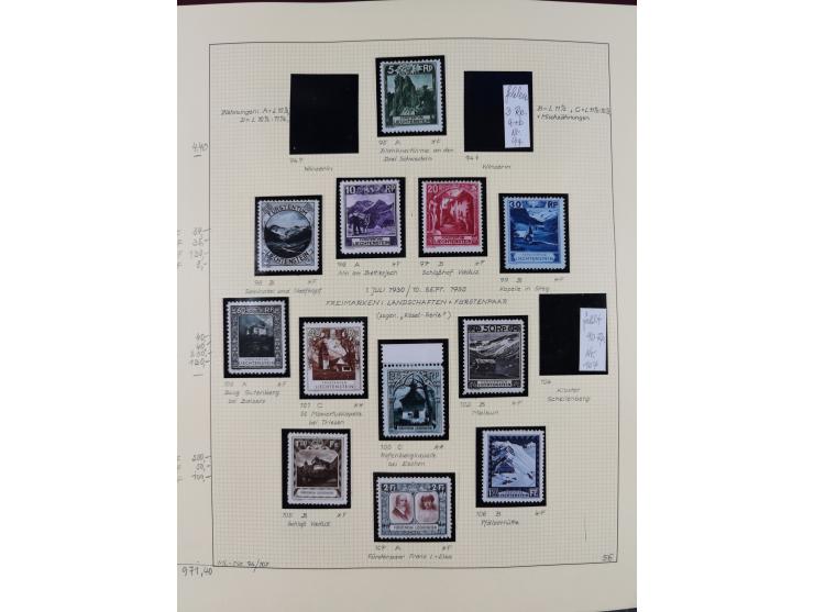 1856/1995, sehr umfangreiche Sammlung in 24 Bänden, dabei kleiner Teil Vor- und Mitläufer mit Belegen, Mi. 1-3 überkomplett u