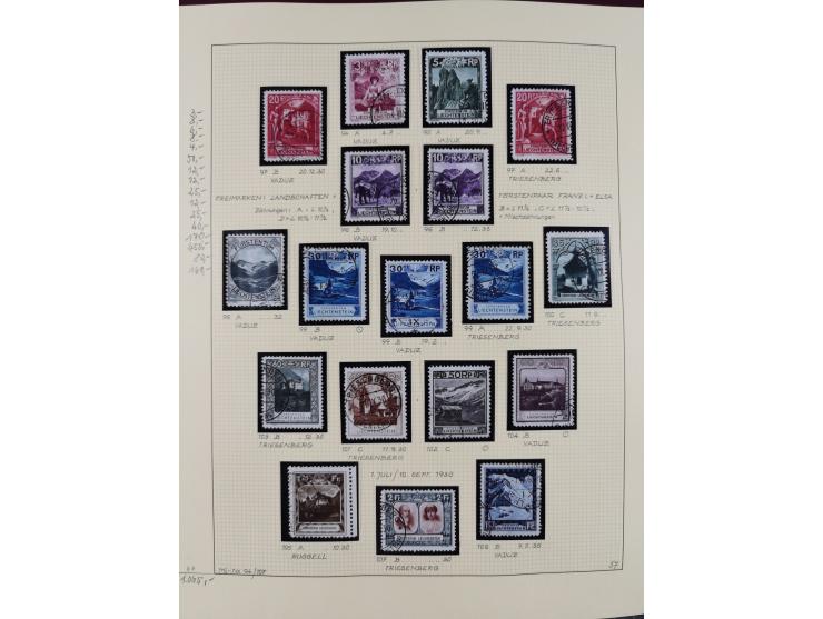 1856/1995, sehr umfangreiche Sammlung in 24 Bänden, dabei kleiner Teil Vor- und Mitläufer mit Belegen, Mi. 1-3 überkomplett u