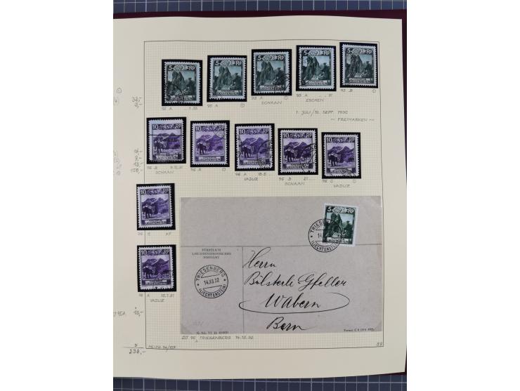 1856/1995, sehr umfangreiche Sammlung in 24 Bänden, dabei kleiner Teil Vor- und Mitläufer mit Belegen, Mi. 1-3 überkomplett u