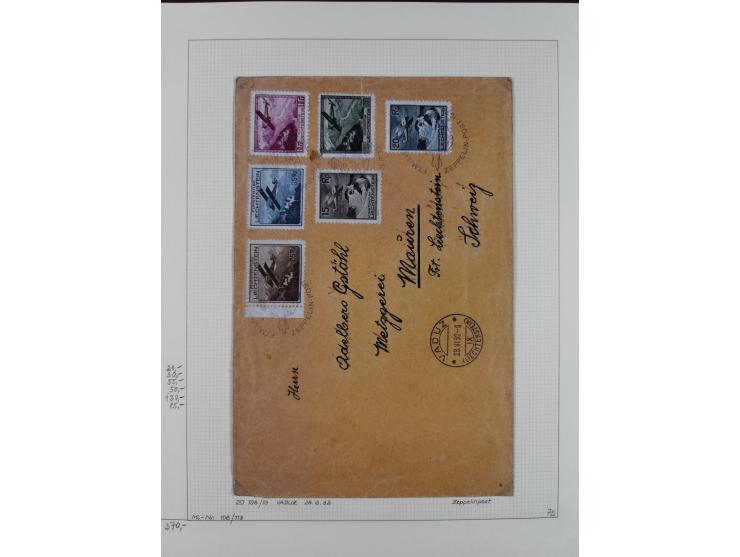 1856/1995, sehr umfangreiche Sammlung in 24 Bänden, dabei kleiner Teil Vor- und Mitläufer mit Belegen, Mi. 1-3 überkomplett u