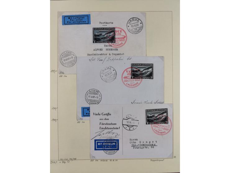 1856/1995, sehr umfangreiche Sammlung in 24 Bänden, dabei kleiner Teil Vor- und Mitläufer mit Belegen, Mi. 1-3 überkomplett u